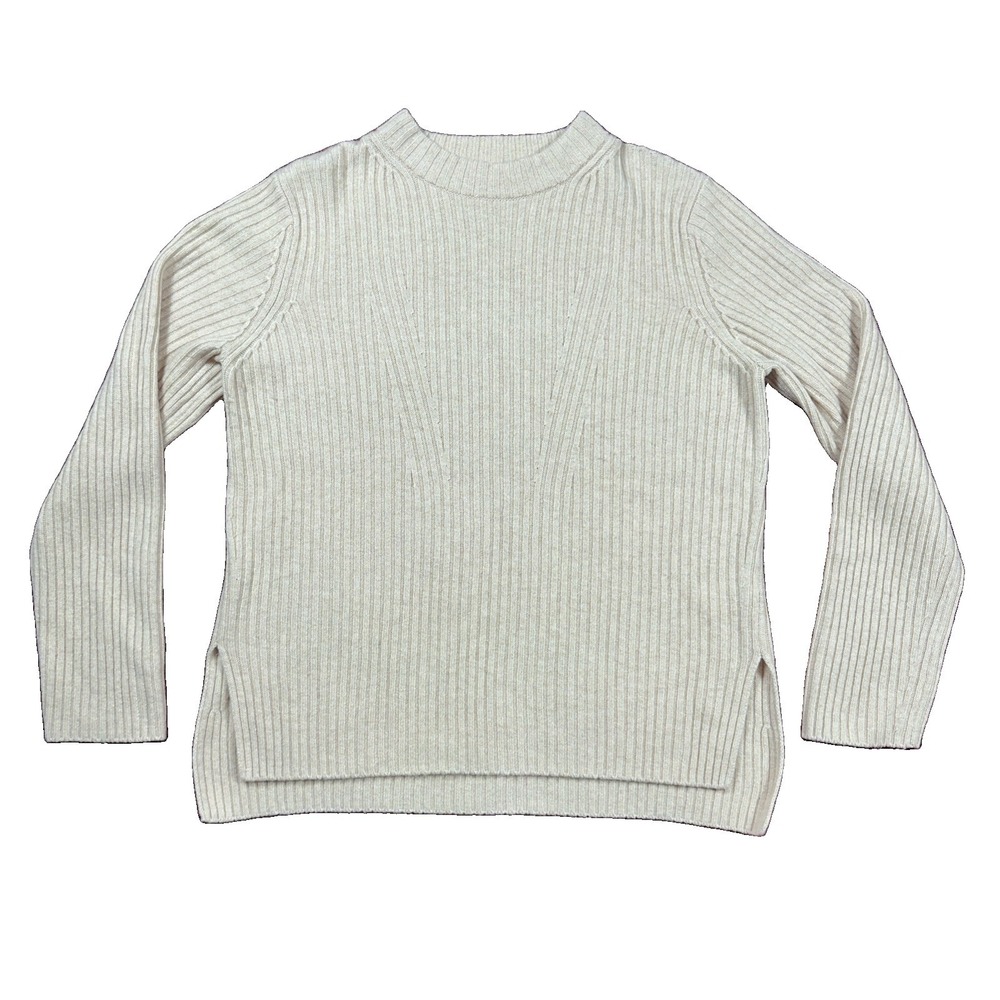 Vince Sweater Mens Large Tan Crewneck Wool Cashmere Luxury Minimalist